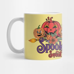 Spooky Squad Retro Halloween Design Mug